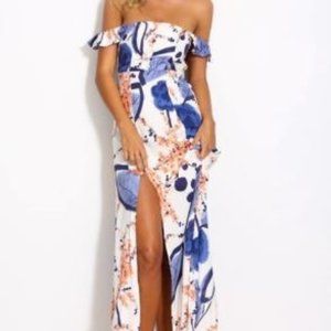 Hello Molly Little Cabin Floral Maxi Dress